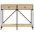 Konzolni stol boja hrasta 100 x 39 x 78,5 cm konstruirano drvo