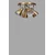 Opviq Luster 2591854, Zlatne boje