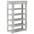 Stalak za cipele boja betona 60x30x98 cm konstruirano drvo