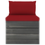vidaXL 2-dijelna vrtna garnitura od paleta od borovine s jastucima