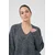 Kaffe Pulover Trudy temno siva