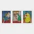 Wallity Set uramljenih slika 3BC_UN895327, 3 Dela