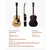 VEVOR Akustična kitara Dreadnought začetni komplet 99x36.6x9.5 cm naravna