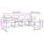 Set vanjskih sofa s jastukom 5 pcs Bijela i krem