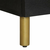 Visoka komoda crna 40 x 33 x 110 cm od konstruiranog drva
