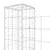 Gabionska košara U-oblika s 3 stupa 260 x 20 x 100 cm željezna