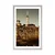 Plakat s paspartujem center New Yorka - 30x45 silver