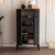 Hanah Home Prag Walnut Anthracite (845HCT4107) Cipelarnik, Braon-Crna