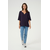 Kaffe Bluza Mona temno liila