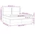 Vidaxl Box spring postelja z vzmetnico temno siva 180x200 cm blago