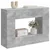Konzolna stolica Prugasti Betonsko Siva 101 x 29 x 74 cm