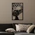 Wallity Zidna dekoracija Farfalla-1, 45 x 70 cm, Crna