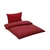 Dieter Knoll POSTELJNINA 140/200 cm damast vinsko rdeča