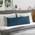 Jastučići za sofu 2 pcs Plava 120 x 40 cm tkanina