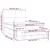 Vidaxl Box spring postelja z vzmetnico modra 140x200 cm blago