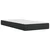 Vidaxl Box spring postelja z vzmetnico črna 90x200 cm umetno usnje