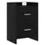Noćni ormarići 2 pcs Crni hrast 40 x 30 x 60 cm