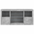 Komoda s LED svjetlima siva boja betona 142,5x37x67 cm