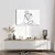 Slika abstraktni objem v liniji - 150x100