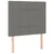 Vidaxl Box spring postelja z vzmetnico LED temno siva 120x200 cm blago