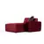 Atelier del Sofa Ugaona garnitura Lego 100x76x300cm Crvena