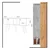 Hanah home Polica 140x80x40cm Hrast-Bela
