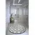 Conceptum Hypnose Tepih Kupa, O100 cm, Crno-beli