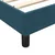 Vidaxl Box spring postelja brez vzmetnico temno modra 80x220 cm žamet