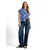 TOM TAILOR Bluza  modra / bela