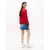 Tommy Jeans Majica ESSENTIAL rdeča/bela