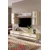 Hanah Home TV komoda Ilay, hrast Sapphire / bela / zlatna