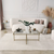 Hanah Home Klub sto Sun S410 94x35x64cm Zlatni