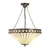 Endon 111871 - Luster na lancu Tiffany FARGO 3xE27/10W/230V prečnik 50 cm