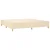 Krevet box spring s madracem LED krem 200x200 cm od tkanine
