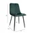 Homestar Stol BRIE temno zelene barve