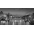 Slika osupljiva panorama Pariza v črnobeli izvedbi - 80x40