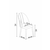 HANAH HOME Set 4 stolice Mara Grey Chrome