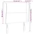 Vidaxl Vzglavje z ušesi krem 83x23x118/128 cm blago