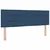 LED Box Spring Krevet s jastukom Plava 140 x 200 cm tkanina