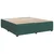 Vidaxl Box spring postelja z vzmetnico temno zelena 200x200 cm žamet