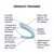 Satisfyer Double Classic - vibrator za pare (moder)