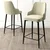 Hanah Home Set 2 barske stolice Krem-Crni