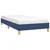 Vidaxl posteljni okvir brez vzmetnice Modra 100x200 cm Tkanina