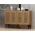 HANAH HOME Komoda Desari Sapphire Oak Gold