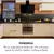 Klarstein Aurica 90, kuhinjska napa, 90 cm, 610 m3/h, LED, touch screen, staklo, crna boja