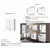 Ceramica Lux zidna komoda 35 x 50