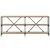 Konzolni stol boja hrasta sonome 180x30x75 cm od drva i željeza