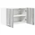 vidaXL Viseča omarica Riga 2 pcs Siva Sonoma in bela 60 x 31 x 40 cm