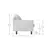 ATELIER DEL SOFA Sofa sa 3 sedišta Sparrow Extra 3 Sunflower Walnut