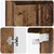 Umivaonik s policom Staro drvo 49,5 x 41 x 64,5 cm